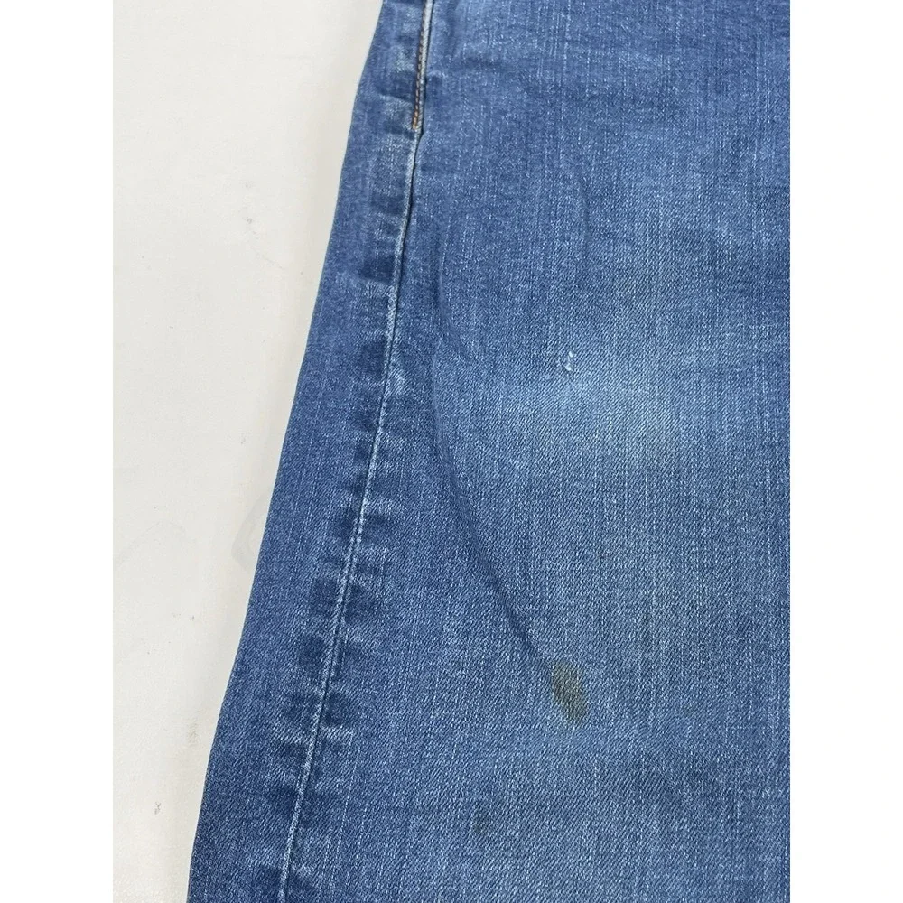 Levi Strauss 505 Patch Stretch Jeans Mens Size 35x30 Blue‎